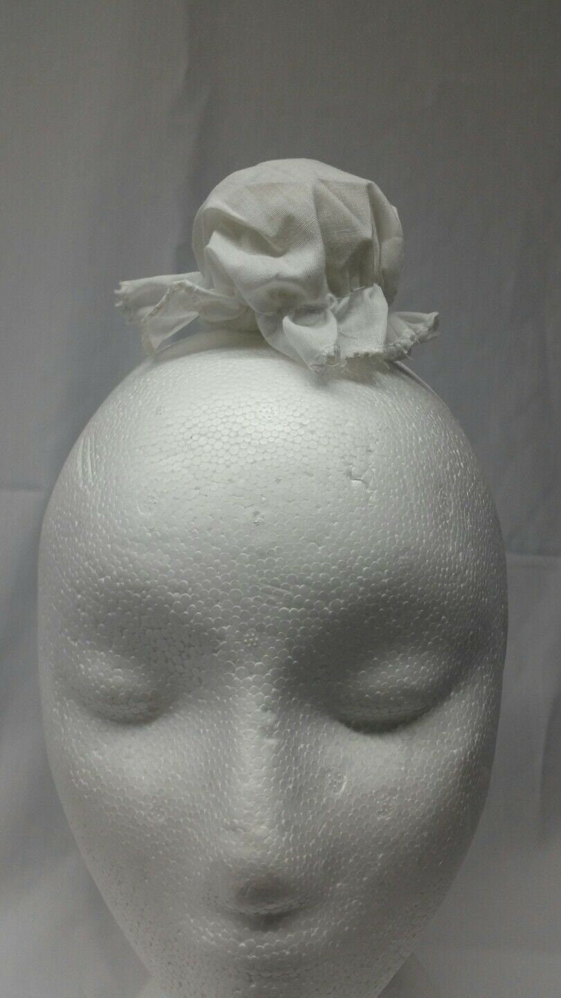 Sikh Joora Rumal Punjabi Kids Juda Roomal Baby Elastic White Head Cover Top Knot
