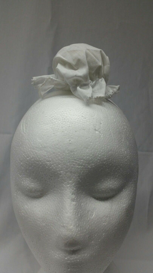 Sikh Joora Rumal Punjabi Kids Juda Roomal Baby Elastic White Head Cover Top Knot