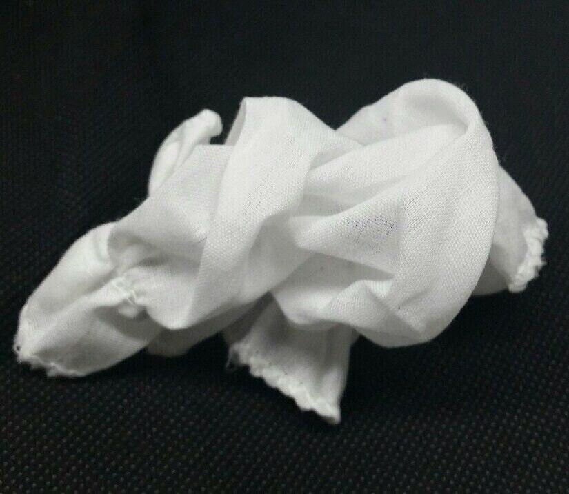 Sikh Joora Rumal Punjabi Kids Juda Roomal Baby Elastic White Head Cover Top Knot