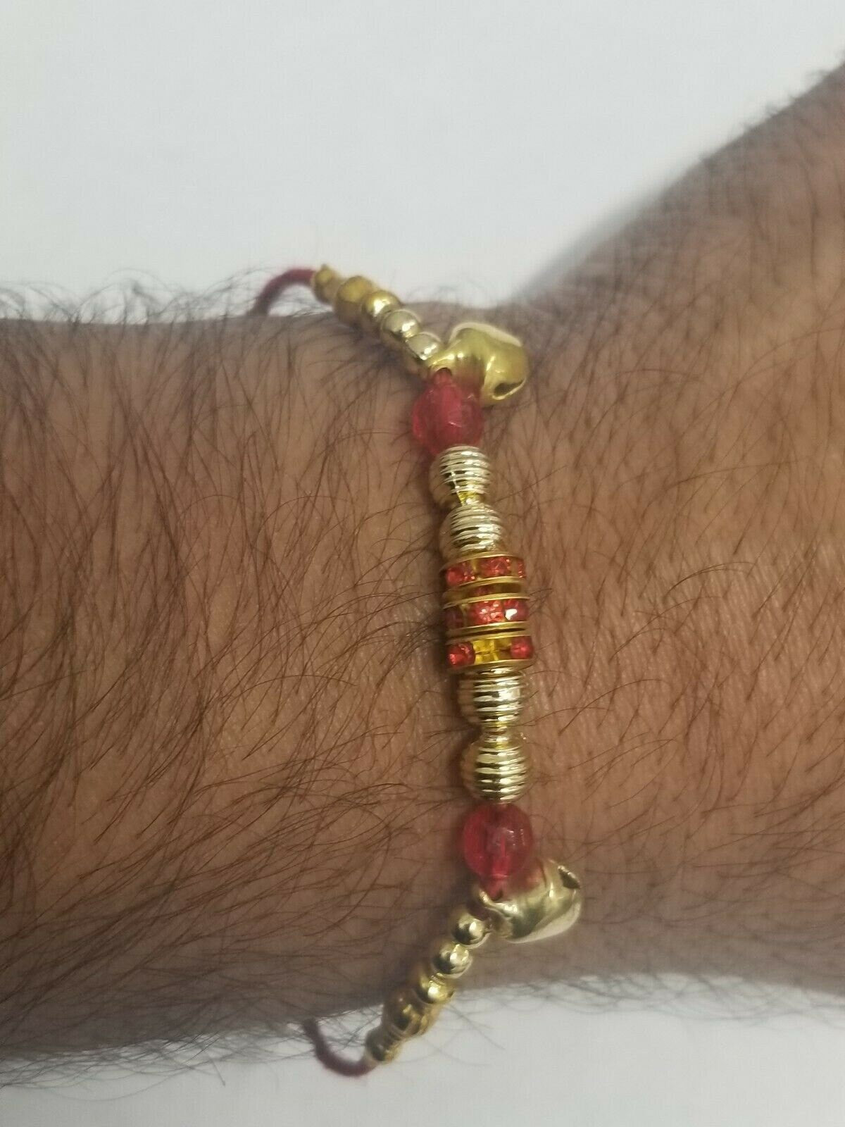 Lucky hindu red thread stunning evil eye protection bracelet talisman amulet ff4