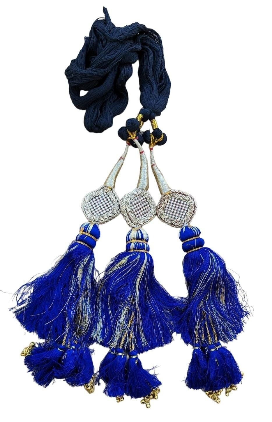 Punjabi parandi mehndi jaago Indian bridal Patiala paranda hair Lahore braid TT9R Handmade Bollywood design Viyah Latkan