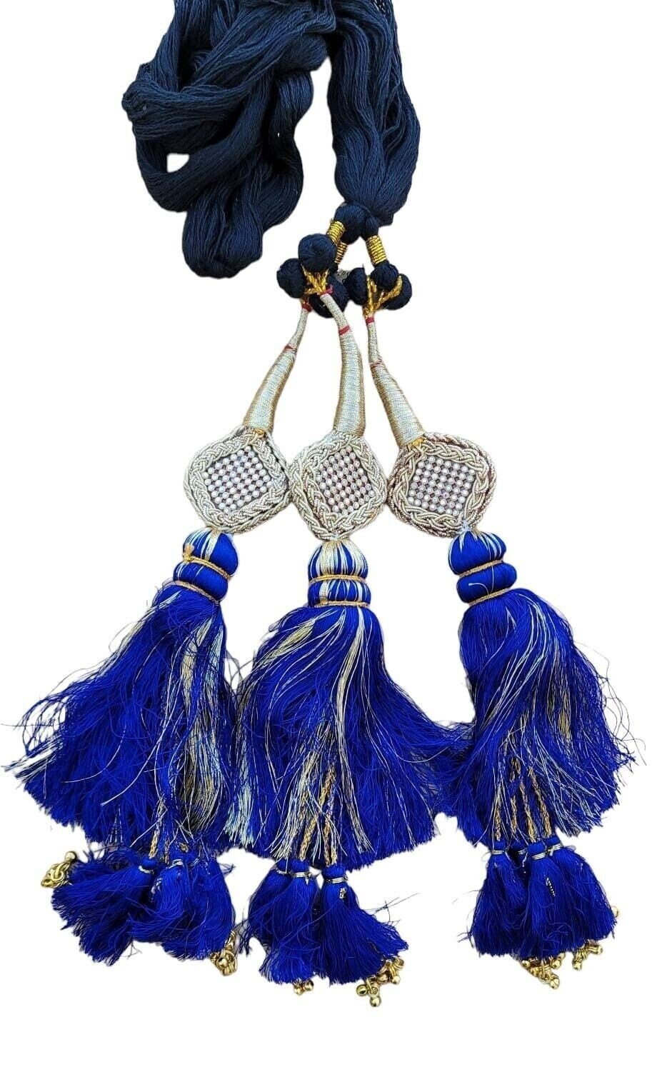Punjabi parandi mehndi jaago Indian bridal Patiala paranda hair Lahore braid TT9R Handmade Bollywood design Viyah Latkan