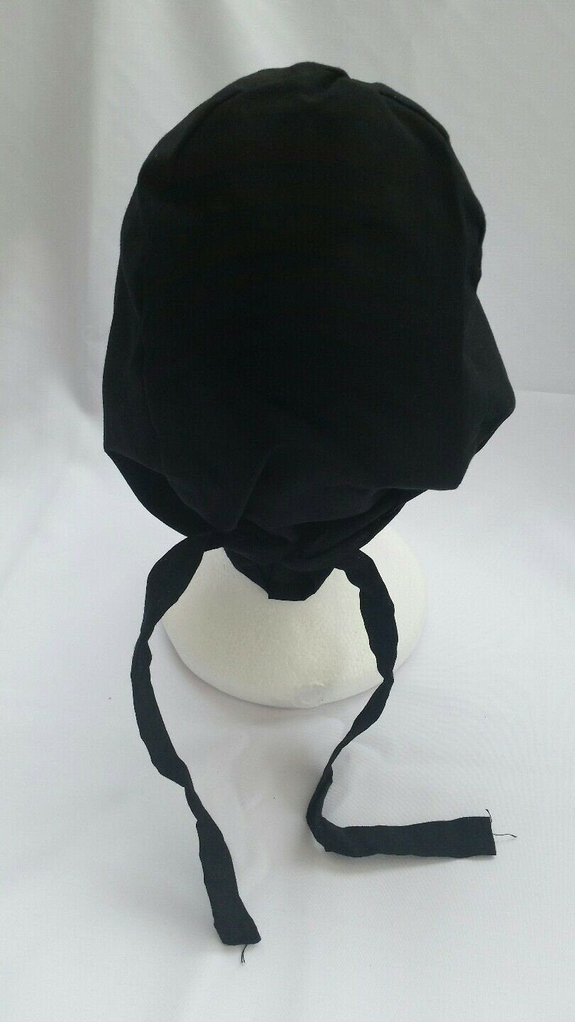 Sikh punjabi Patka Black Khanda Premium Cotton Head Wrap Pathka Singh bandana Turban
