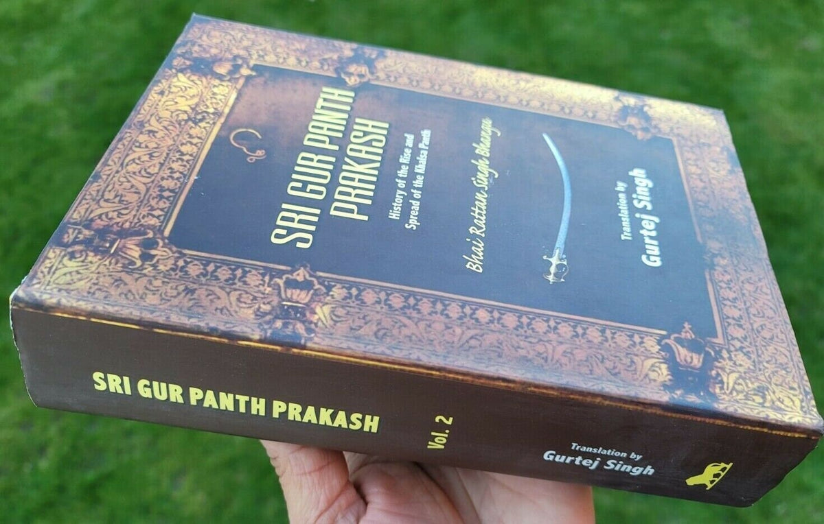 Sri Gur Panth Prakash Vol 2 Rise of Khalsa Rattan Singh Bhangu English Sikh Book History MC
