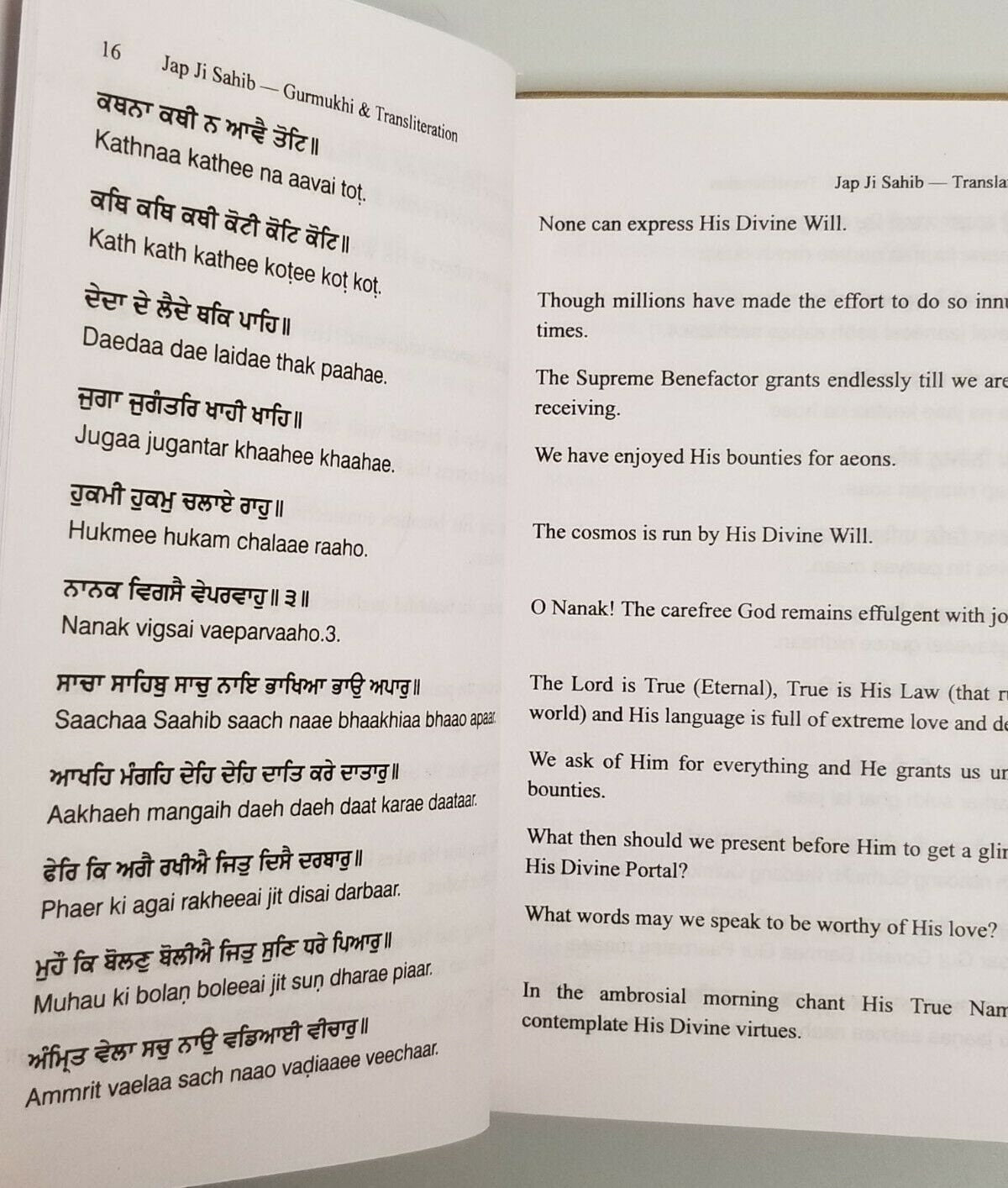 The Divine Nitnem Sikh Bani Gutka Sahib Gurmukhi Transliteration English Book mi Punjabi Prayer UK New Gift