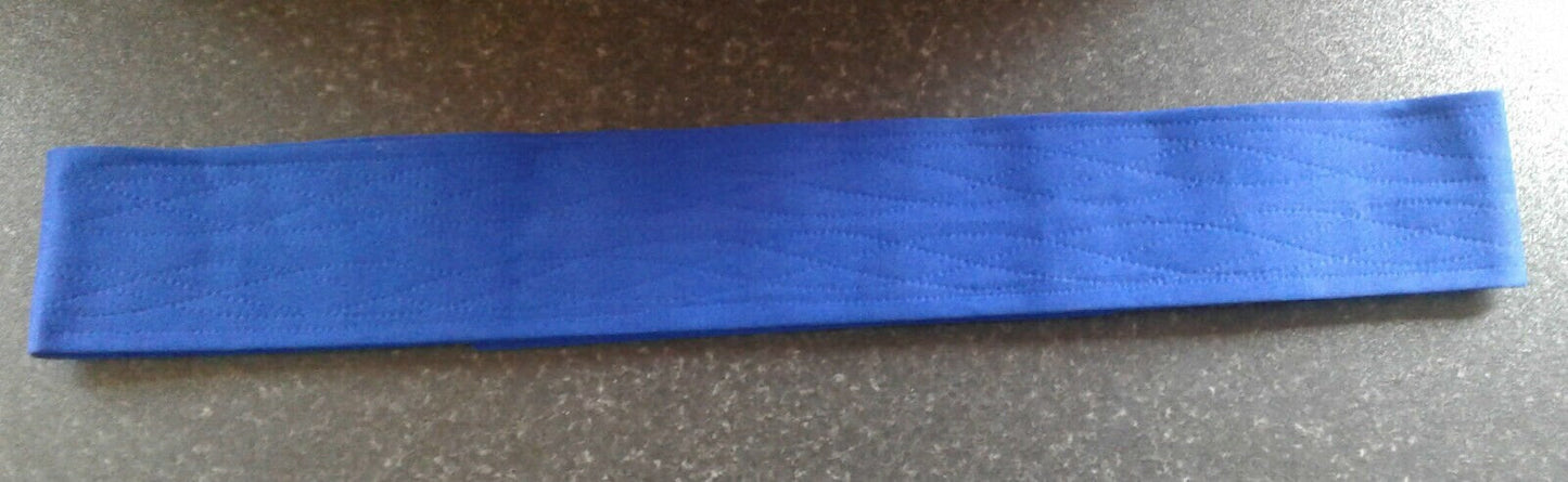 Sikh nihang singh khalsa adjustable belt kamarkasa without loop blue waist belt