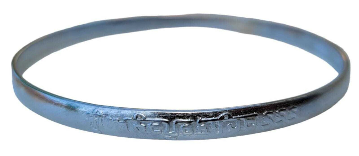Sikh Kara Chrome Plated Kada Shri Anandpur Sahib Jin Hazoor Saab Singh Bangle K3R