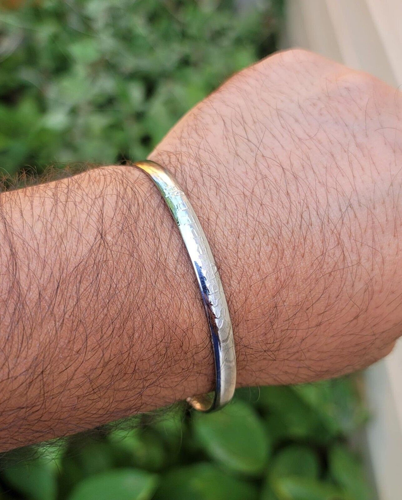 Sikh Kara Chrome Plated Kada Shri Anandpur Sahib Jin Hazoor Saab Singh Bangle K3R