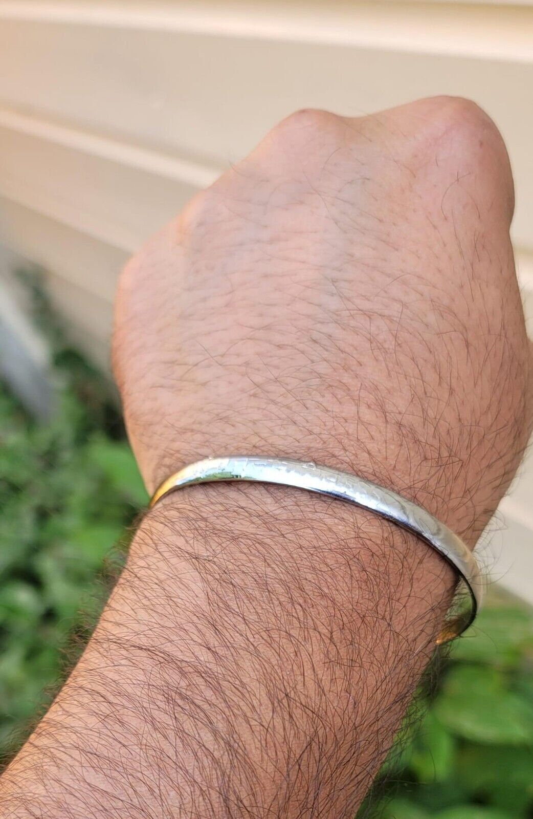 Sikh Kara Chrome Plated Kada Shri Anandpur Sahib Jin Hazoor Saab Singh Bangle K3R