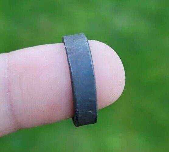 Pure Iron Shani Ring Horse Shoe Adjustable Chala saturn protection Astrology EE3