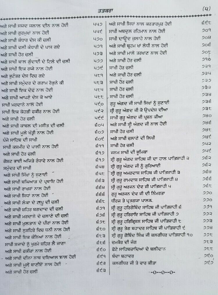 Sikh Janam Sakhi Bhai Bala Wali Guru Nanak Dev Ji Punjabi Gurmukhi Book HH New