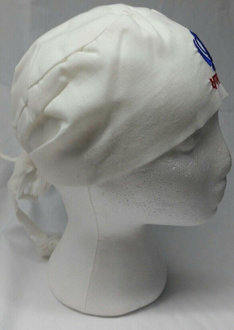 Sikh Punjabi Turban Patka Pathka Singh Khanda Bandana Head Wrap White Cotton WW9