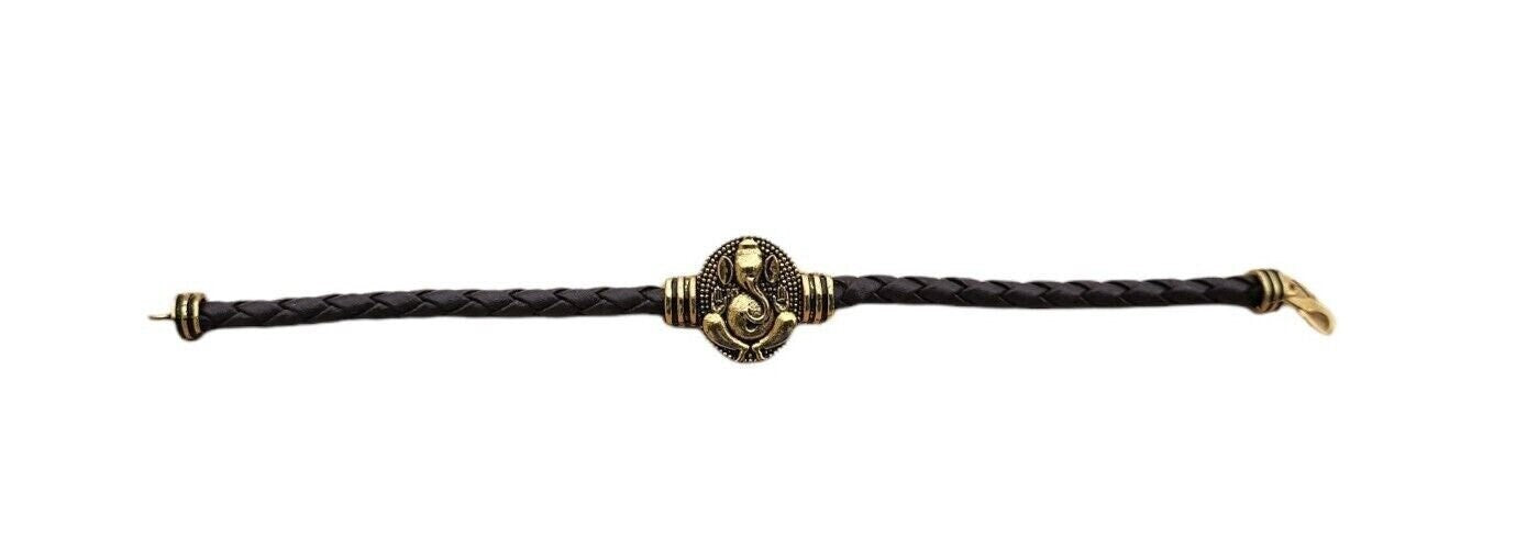 Lord ganesha bracelet kara hindu kada good luck evil eye protection bangle i14R