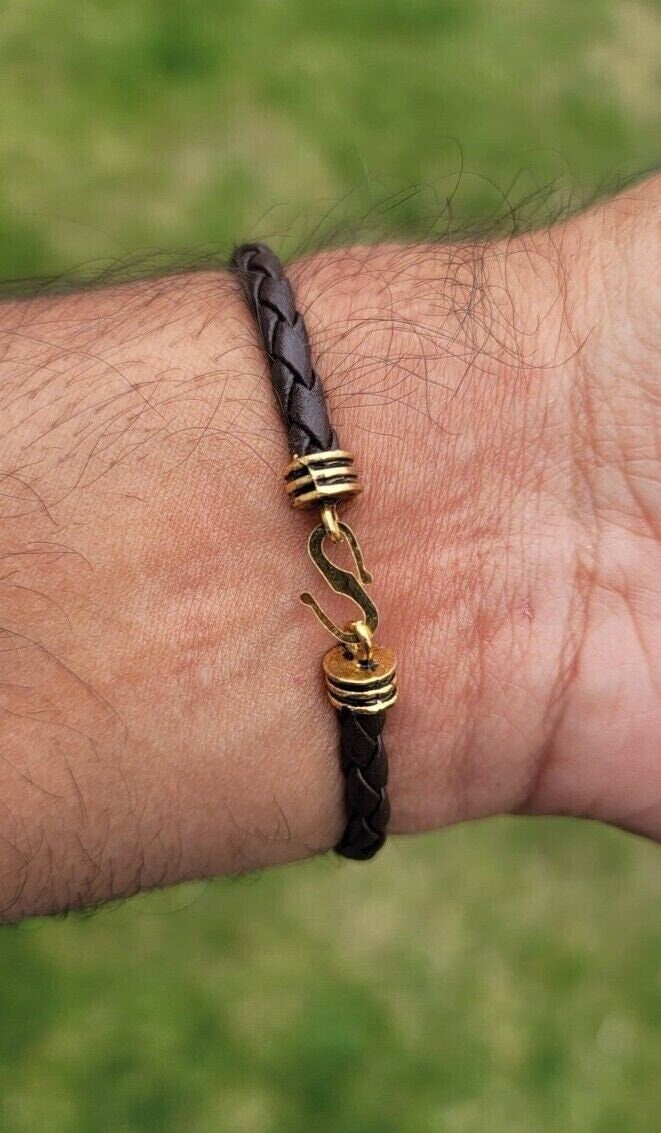 Lord ganesha bracelet kara hindu kada good luck evil eye protection bangle i14R