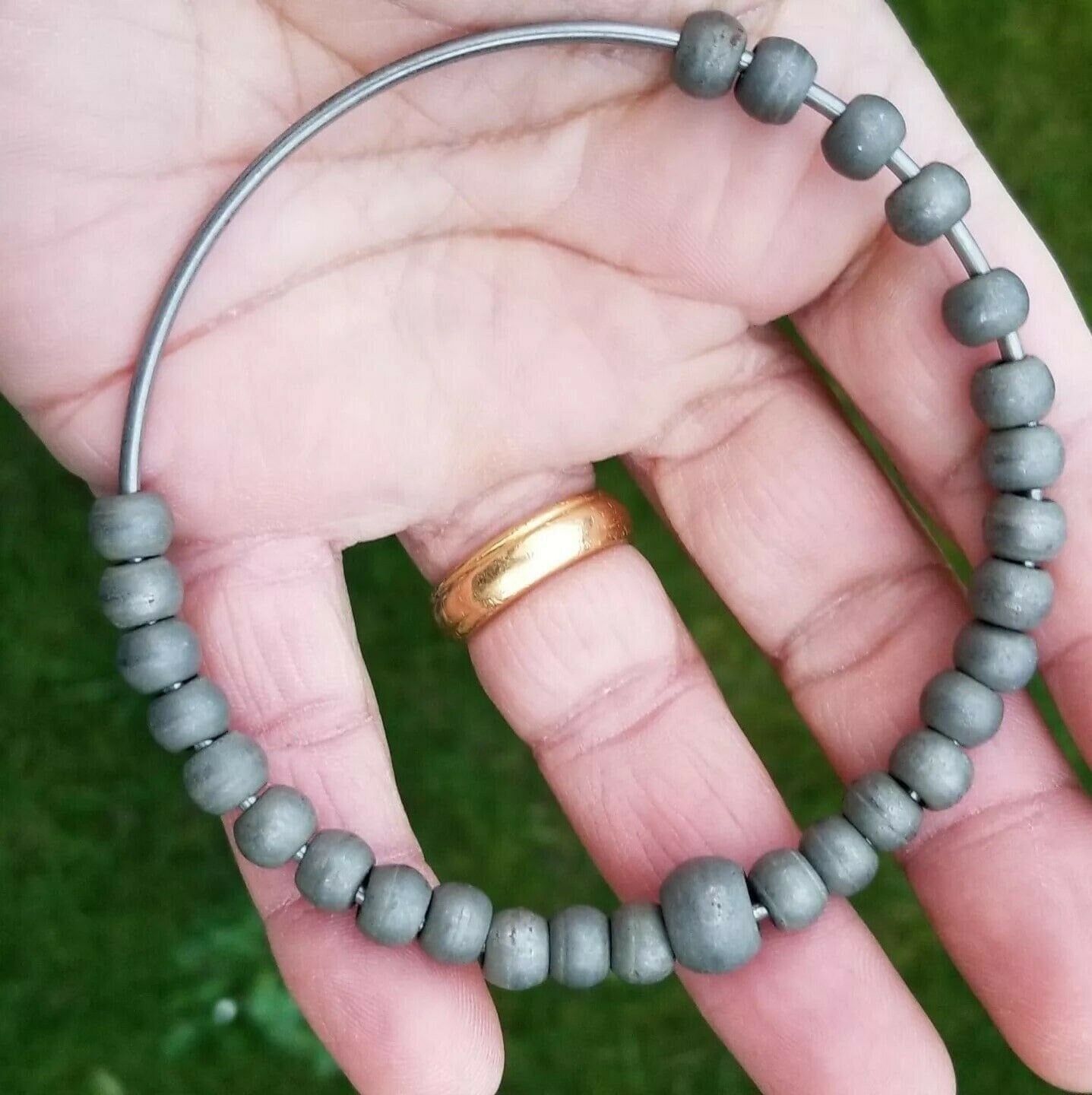 Sarbloh kara meditation praying beads sikh singh kaur khalsa simran bangle dd9