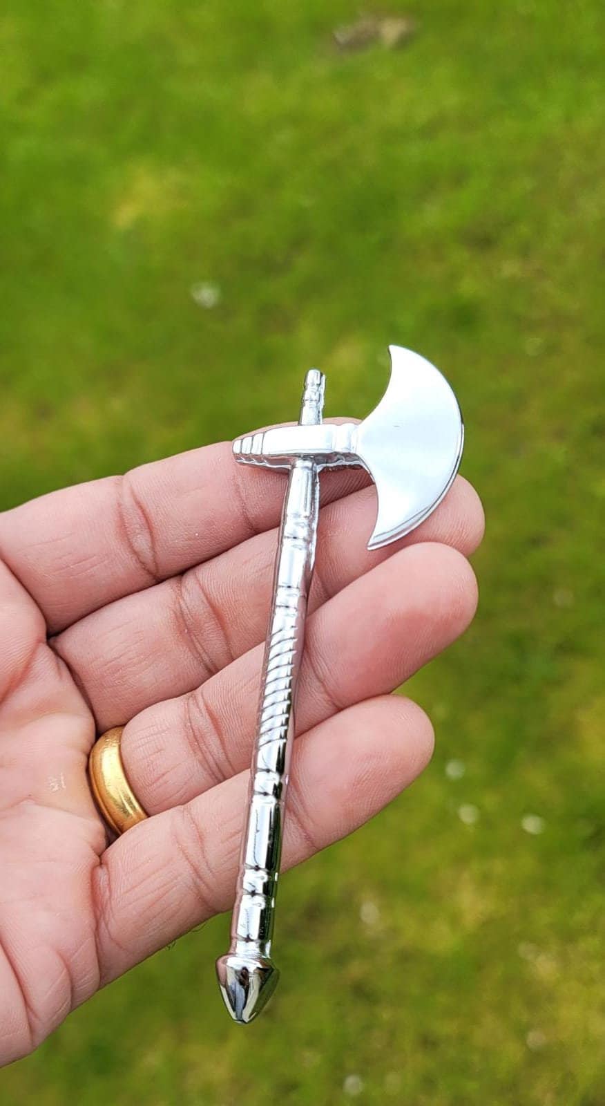 Stainless steel punjabi sikh singh dumala shastar solid gandassi armour nn17