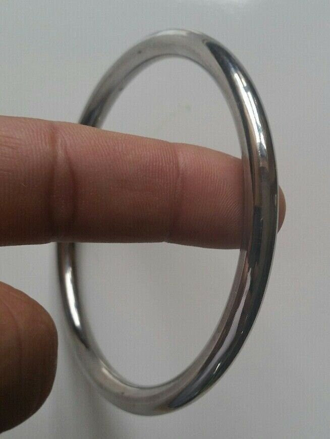 Stainless Steel Kara Sikh Kada Smooth Traditional Punjabi Karha Kakar Bangle A1R unisex Singh Kaur Bracelet Round Panjabi Desi Fashion Jatt