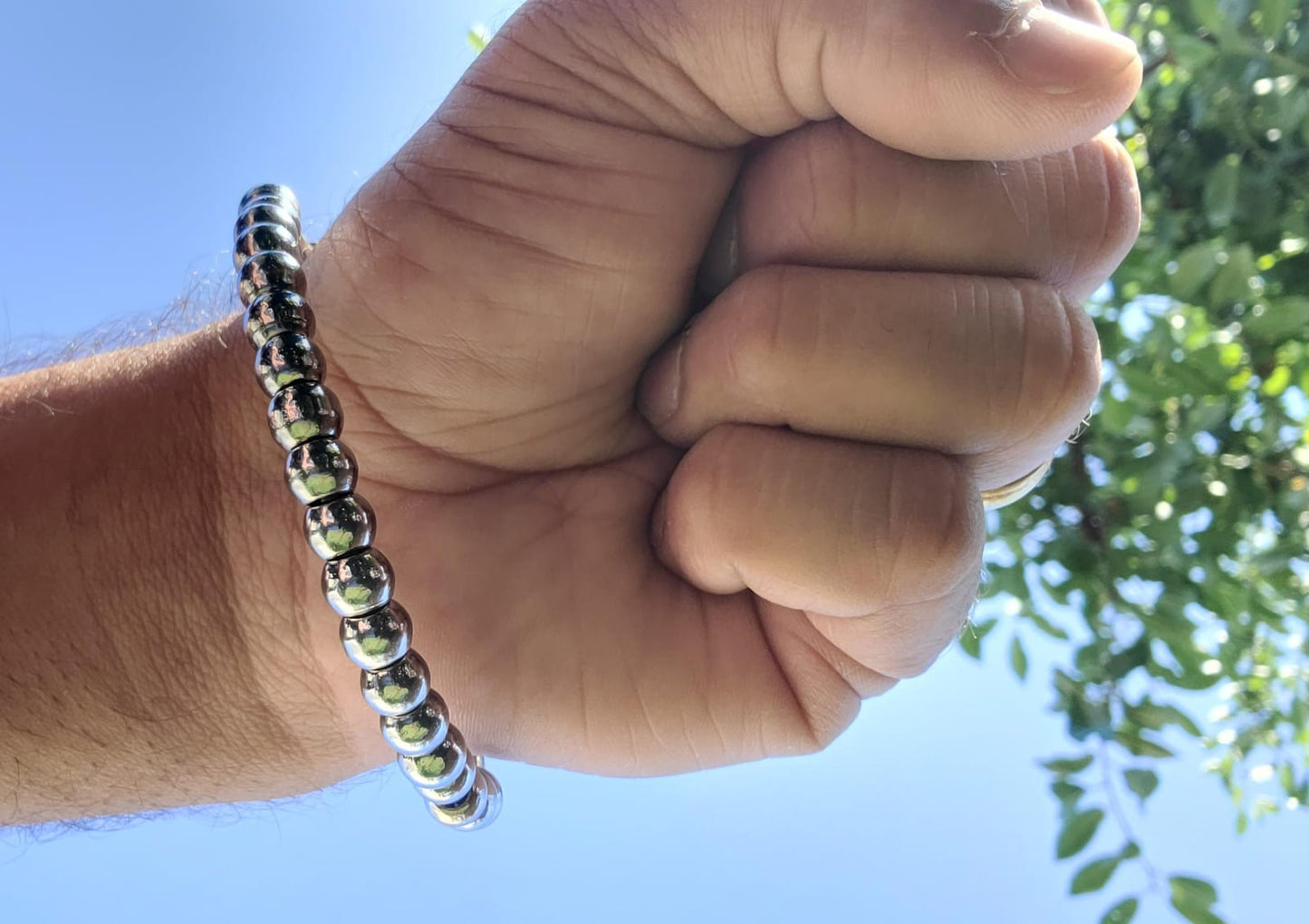 Steel Meditation Beads Bracelet Simrana Kara Prayer Mala Kada Praying Bangle H16
