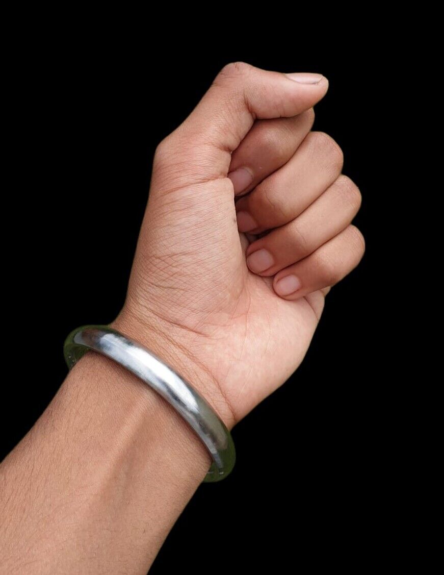 Sarbloh Kara Smooth Flat Sikh Kada Pure Iron Khalsa Bangle Punjabi Bracelet N12R