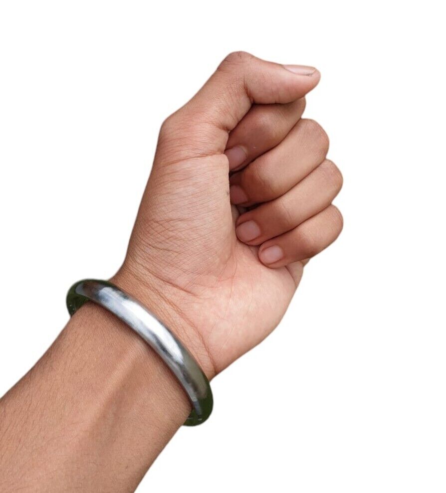 Sarbloh Kara Smooth Flat Sikh Kada Pure Iron Khalsa Bangle Punjabi Bracelet N12R