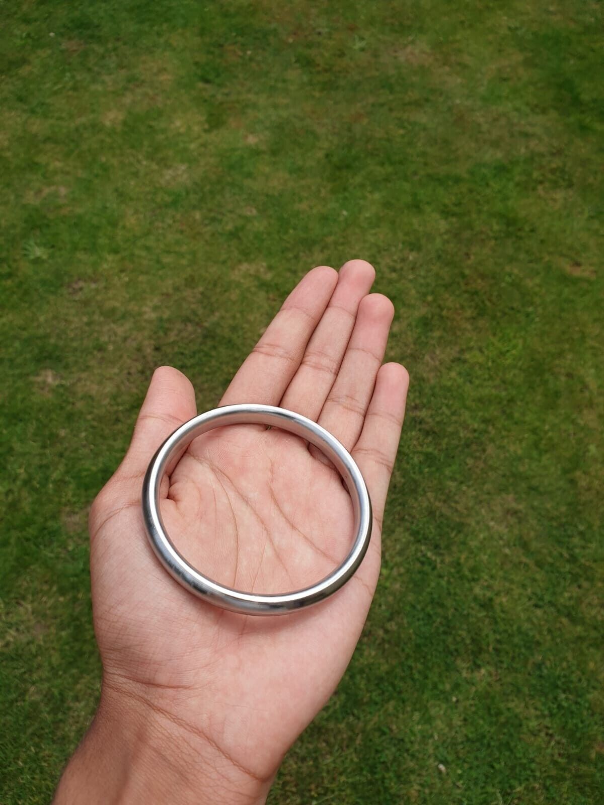 Sarbloh Kara Smooth Flat Sikh Kada Pure Iron Khalsa Bangle Punjabi Bracelet N12R