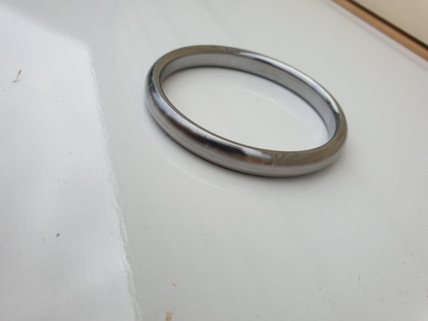 Sarbloh Kara Smooth Flat Sikh Kada Pure Iron Khalsa Bangle Punjabi Bracelet N12R