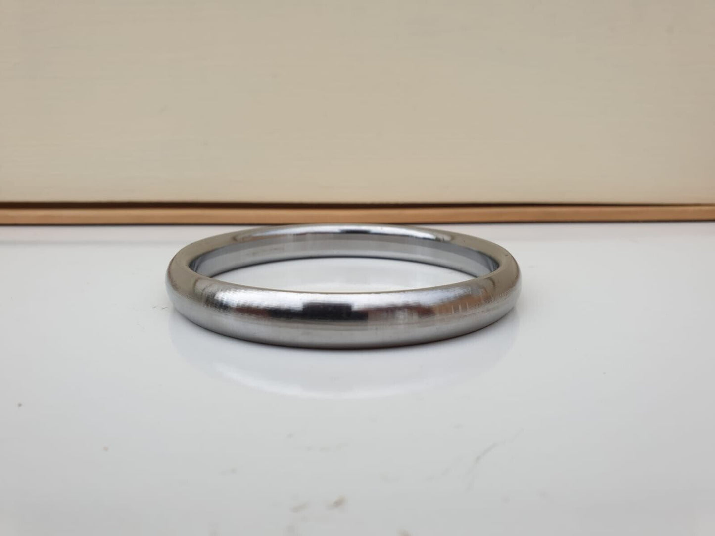 Sarbloh Kara Smooth Flat Sikh Kada Pure Iron Khalsa Bangle Punjabi Bracelet N12R