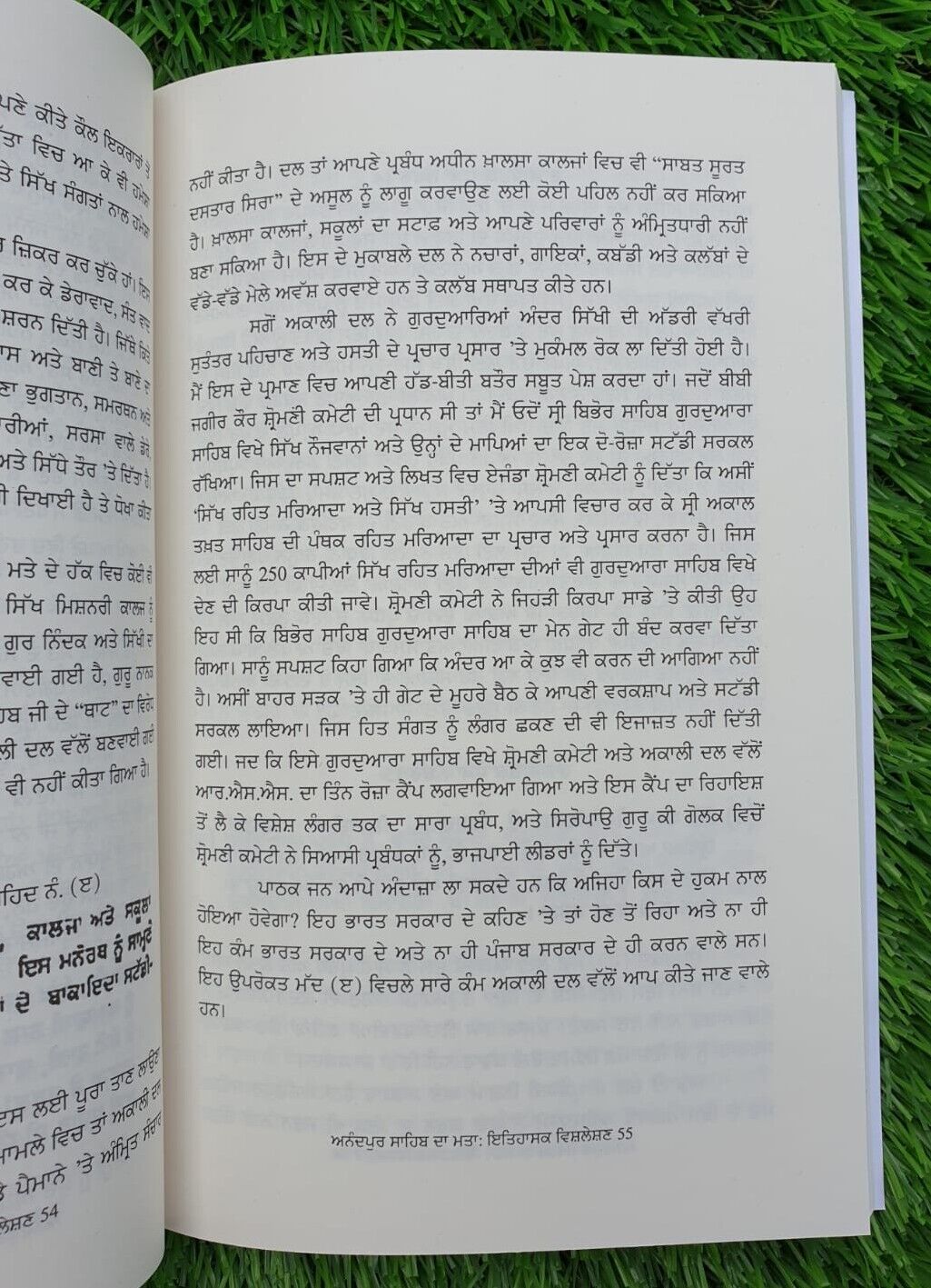 Anandpur Sahib da Mata Itihasik Vishleshan Sikh History Punjabi Literature A24