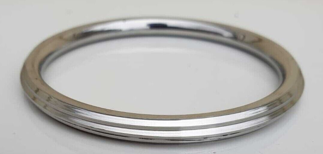 Stainless Steel Kara Sikh Bangle Singh Kaur Kada Lines Punjabi Bracelet Y10R New