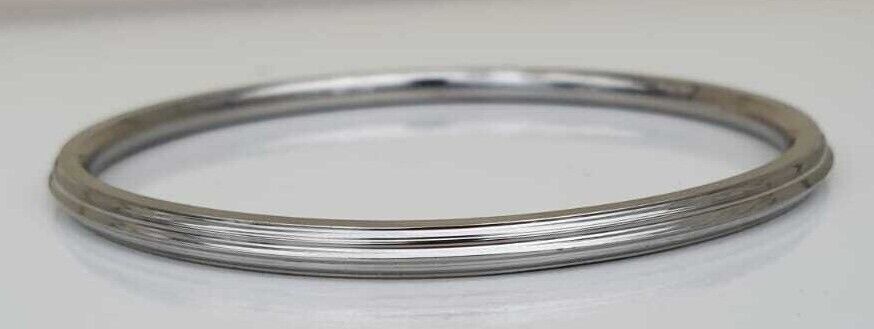 Stainless Steel Kara Sikh Bangle Singh Kaur Lines Kada Punjabi Bracelet Y13R New