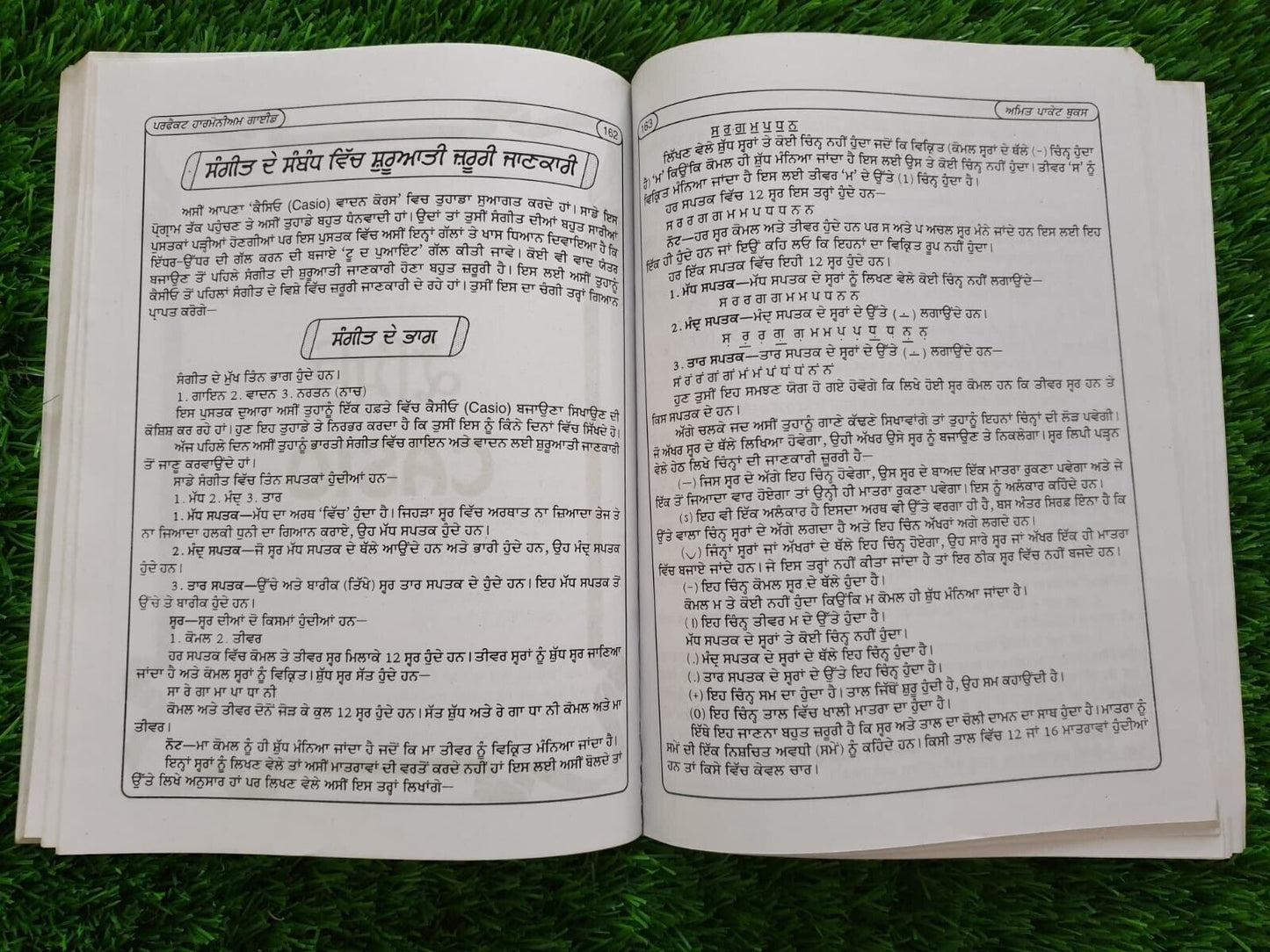 Perfect Harmonium Casio Learning and Teaching Guide Easy Course Punjabi Book MO