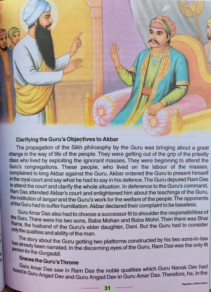 Ten Sikh Gurus Kids Learning Sikhism Singh Kaur Religion Book in English MB New