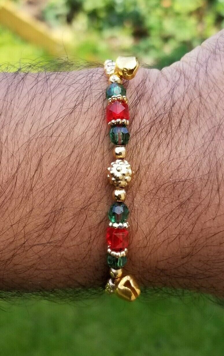 Hindu red thread evil eye protection stunning bracelet luck talisman amulet fg17