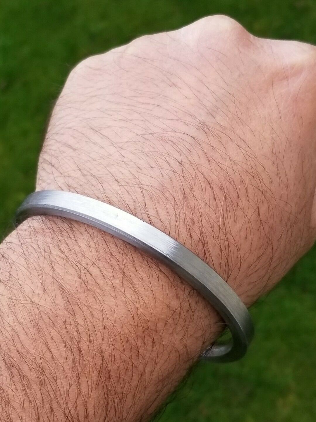Sarbloh Kara pure iron sikh kaur flat kada singh khalsatraditional 5ks bangle v1