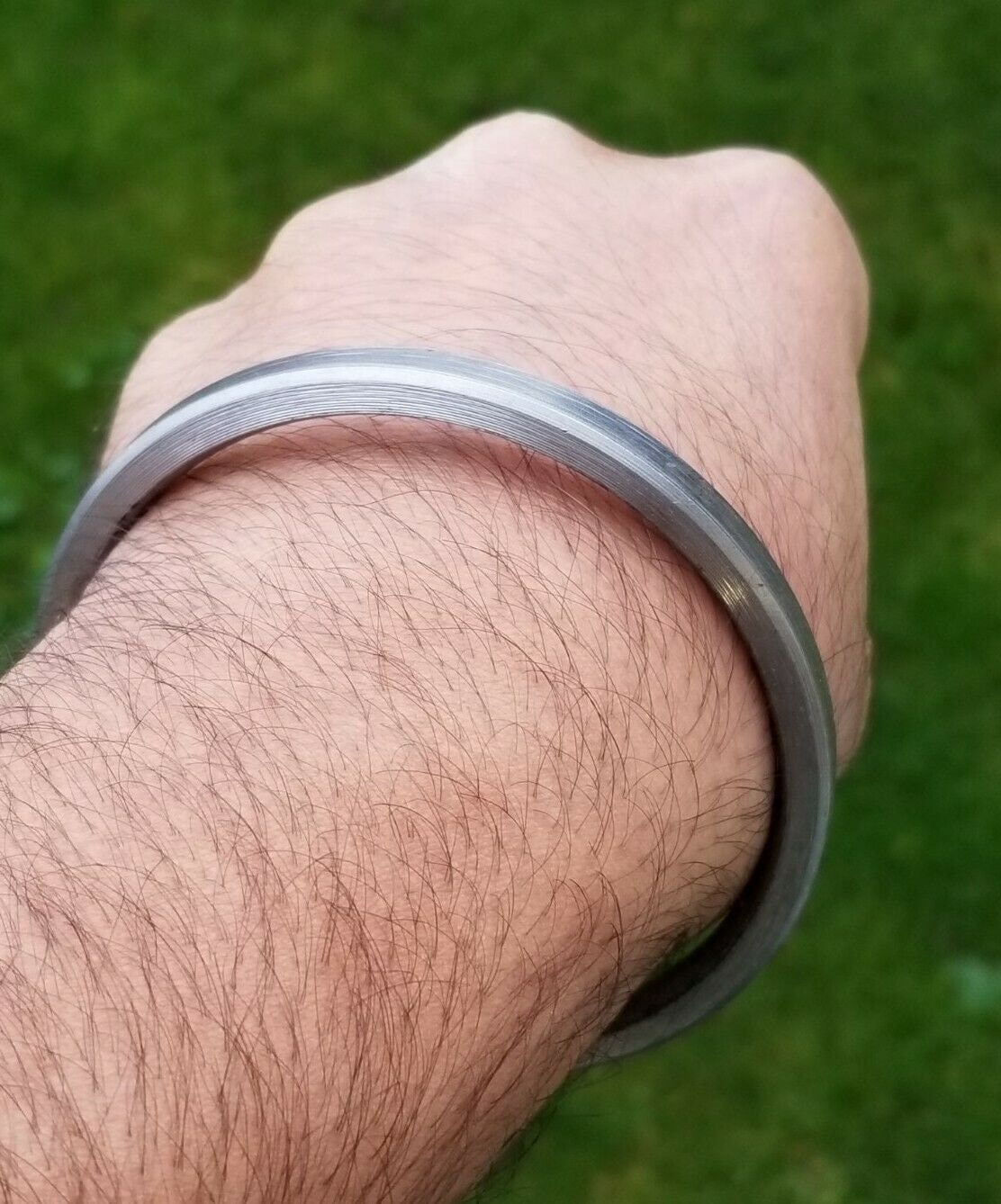 Sarbloh Kara pure iron sikh kaur flat kada singh khalsatraditional 5ks bangle v1