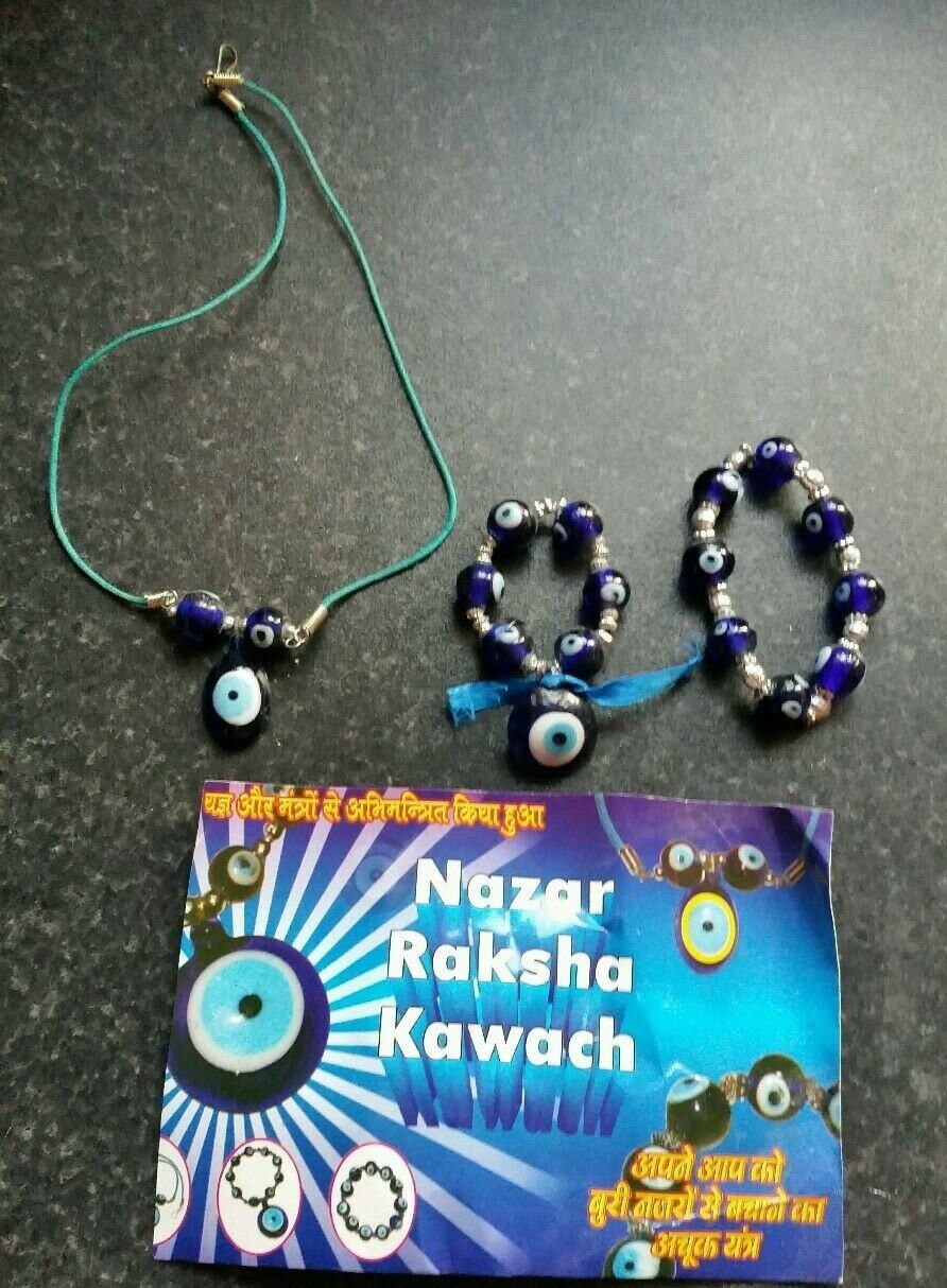 Sidh nazar raksha kavach sampurana protection amulet authentic turkish evil eye
