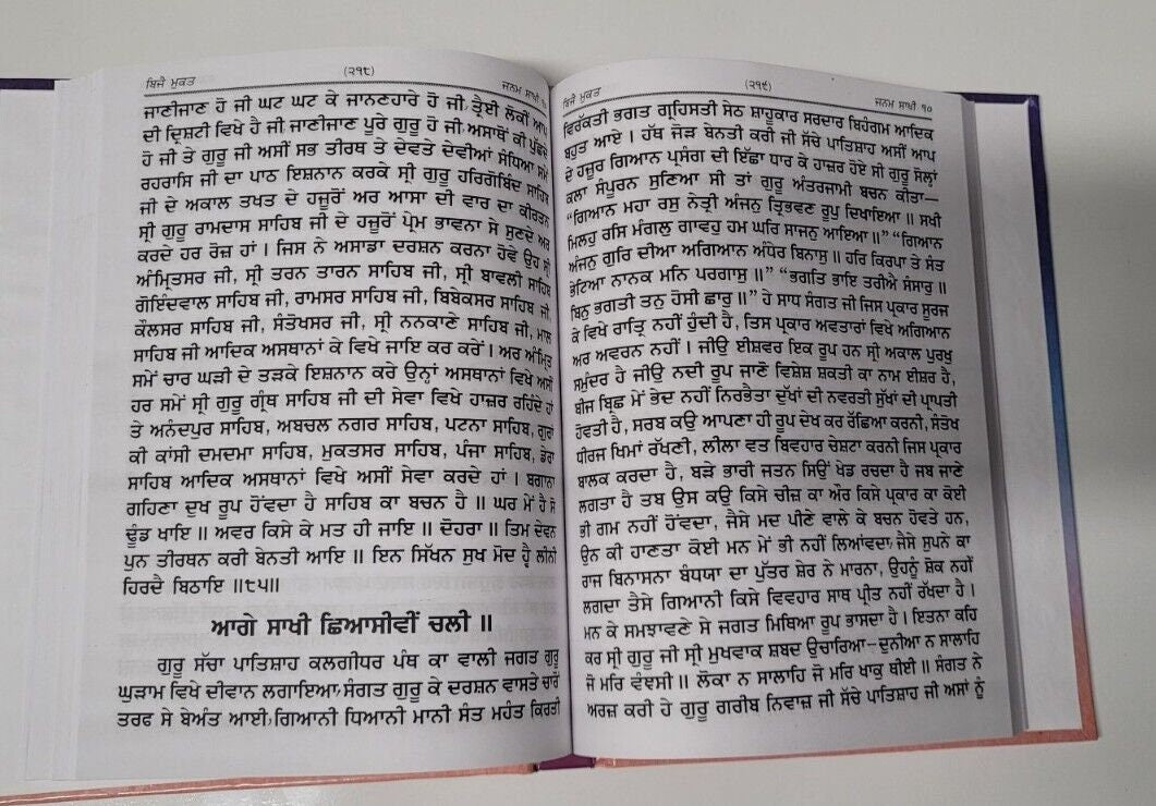 Sau Sakhi Guru Gobind Singh Ji Punjabi Gurmukhi 100 Stories New Panjabi Book Mi