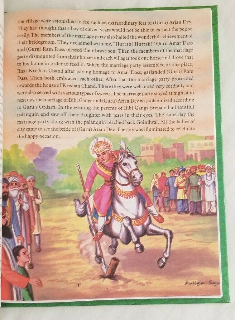 Sikh kids illustrated life stories of guru arjan har gobind har rai english book