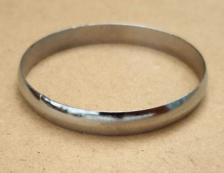 Chrome Plated Kara Smooth Thick Bangle Sikh Bracelet Singh Kaur Khalsa Kada B17