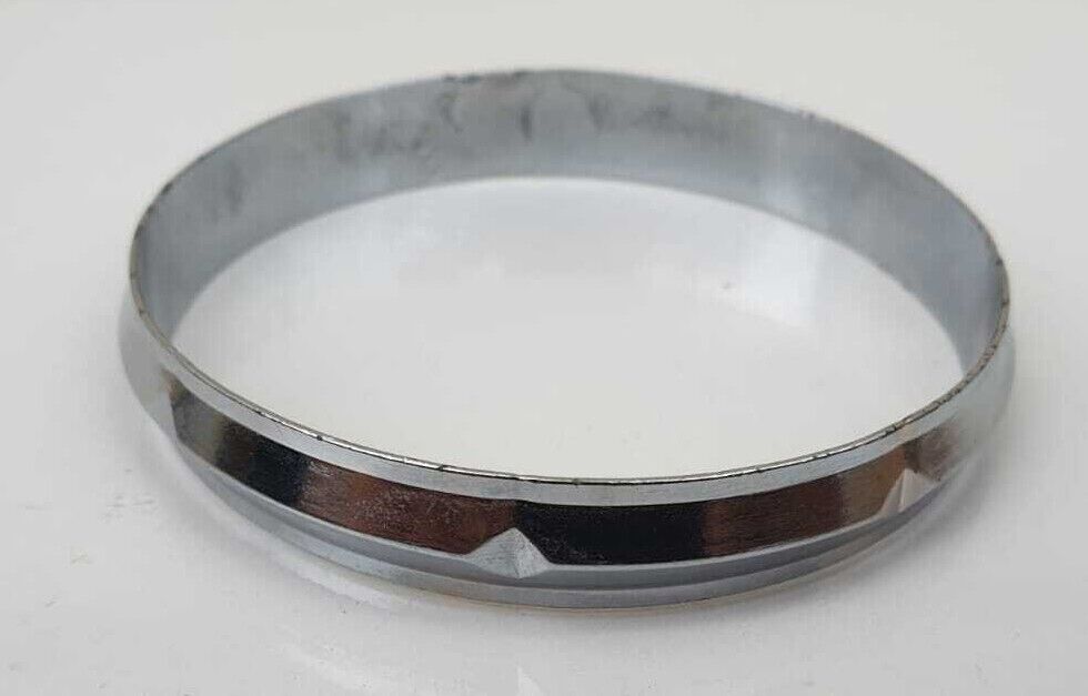 Chrome Plated Kara Sikh Kada Singh Kaur Khalsa Diamond Shape Ridged Bracelet V31