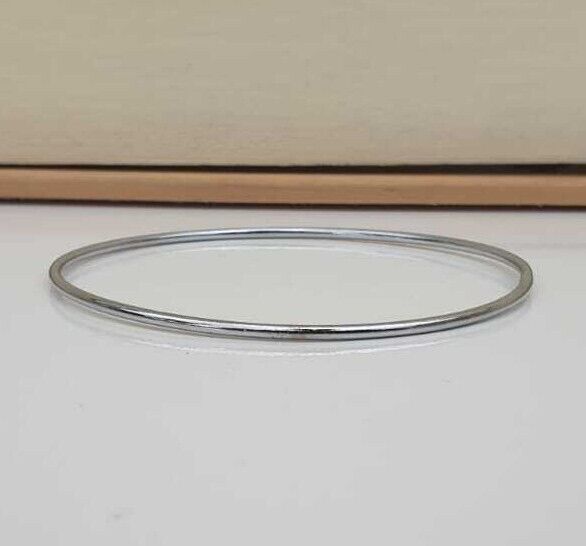 Chrome Plated Kara Smooth Extra Thin Bangle Sikh Bracelet Singh Khalsa Kada S8