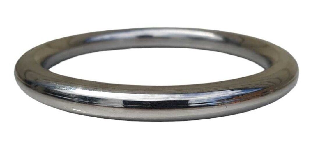 Stainless Steel Kara Round Smooth Sikh Bangle Singh Kaur Khalsa Punjabi Kada V37