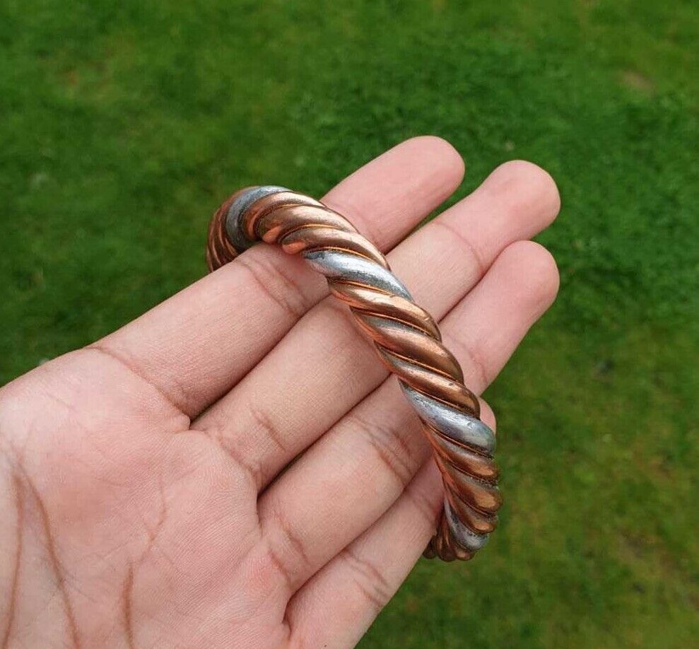 Evil Eye Shield Nazar Kara Ashtdhatu Copper Aluminium Wire Sikh Hindu Bangle T12