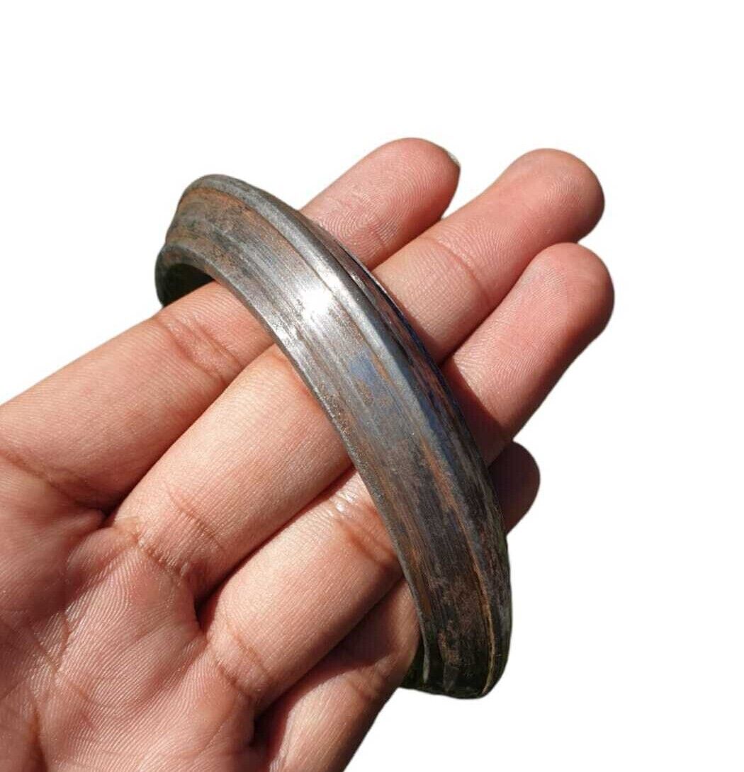 Sikh Sarbloh Kara Iron One Line Bangle Singh Kaur Khalsa Antique Look Kada S16