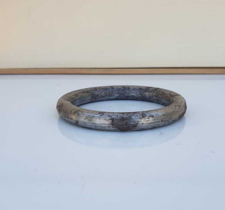 Sikh Sarbloh Kara Antique lron Look Smooth Round Bangle Singh Kaur Khalsa Kada S