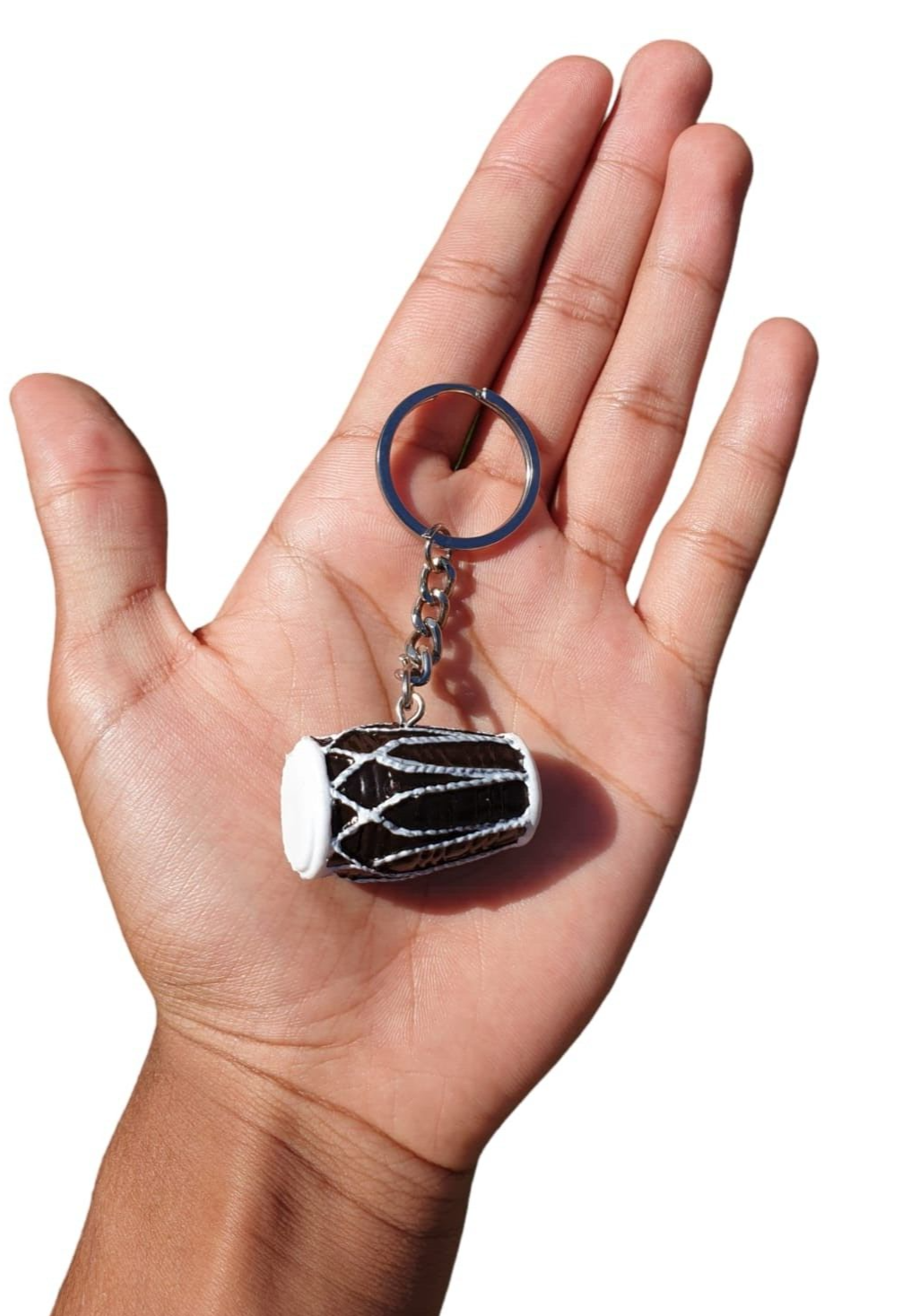 Punjabi Dholki Key Ring Drum Key Chain Novelty Dhol India Kaur Panjabi Gift LL12