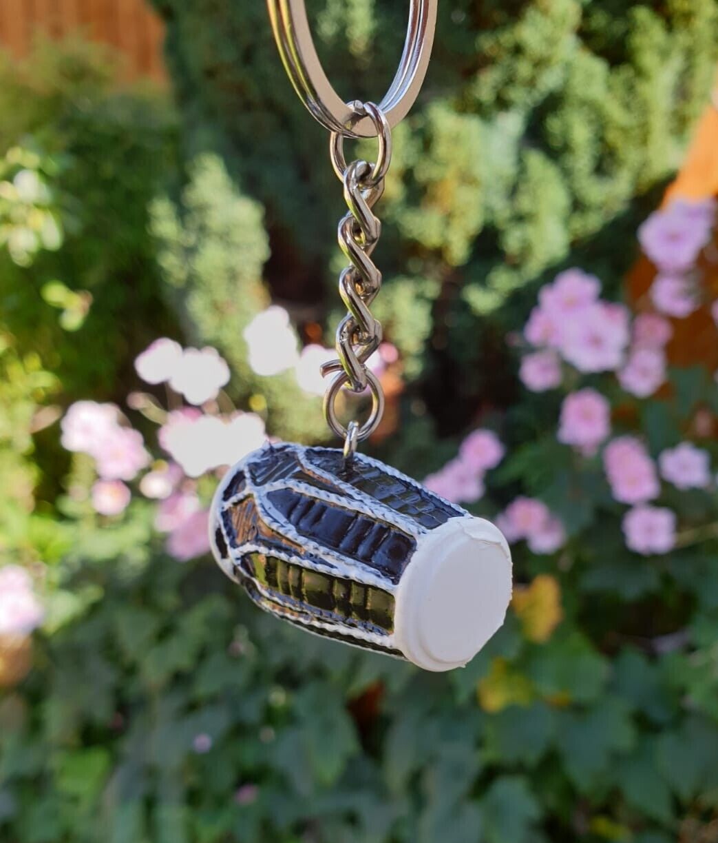 Punjabi Dholki Key Ring Drum Key Chain Novelty Dhol India Kaur Panjabi Gift LL12