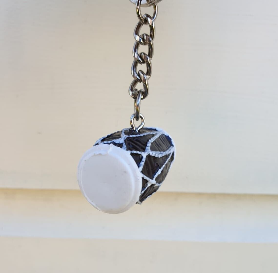 Punjabi Dholki Key Ring Drum Key Chain Novelty Dhol India Kaur Panjabi Gift LL12