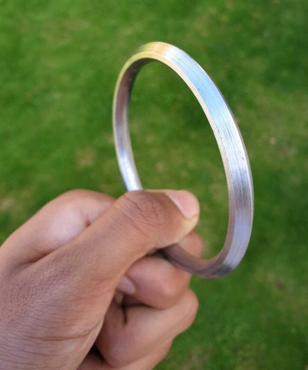 Sarbloh Sikh Kara Pure Iron One Edge Bangle Sikh Khalsa Kada Singh Bracelet DD21