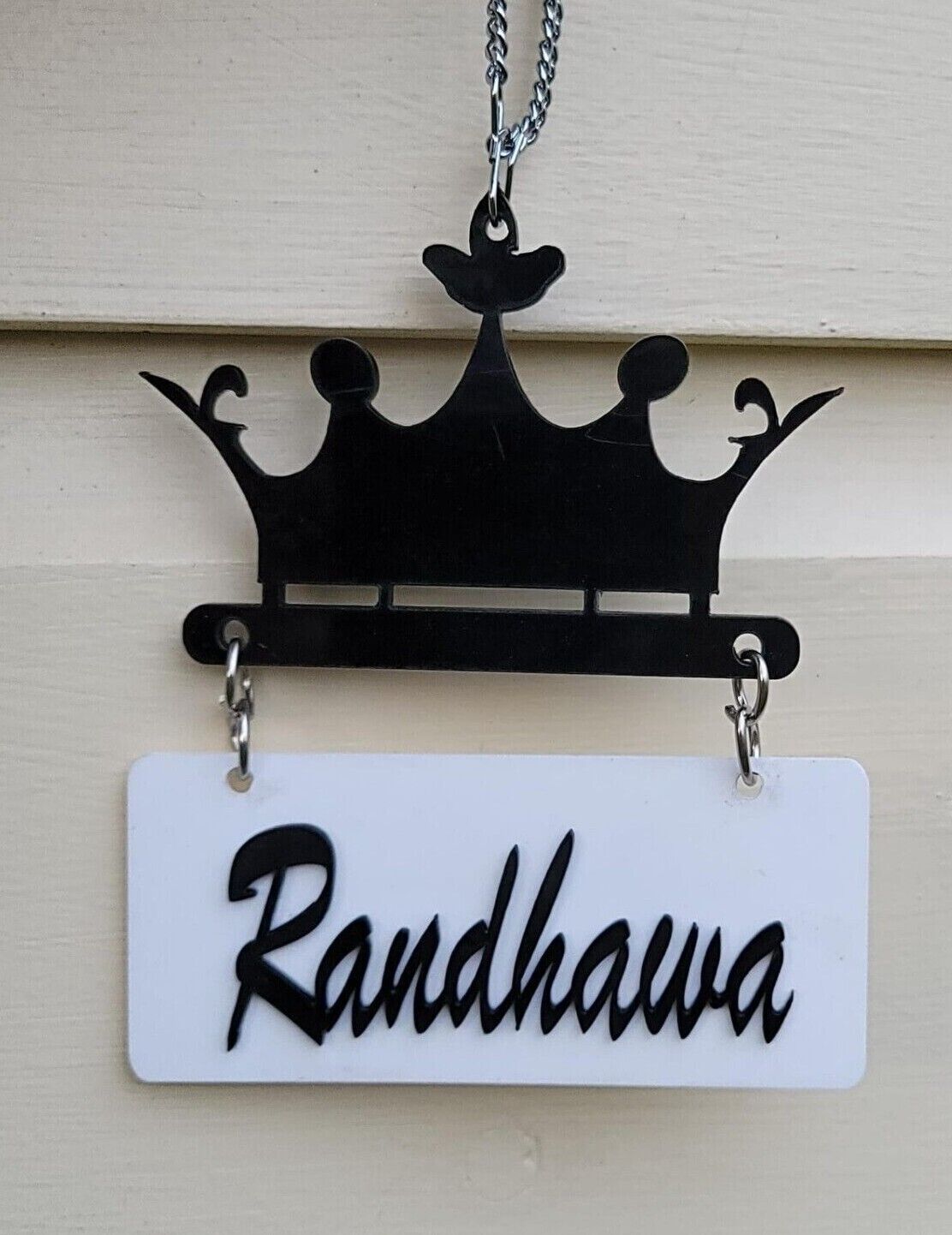 Sidhu Dhillon Randhawa Punjabi Car Hanger Rear Mirror Punjab Surname Pendant GG